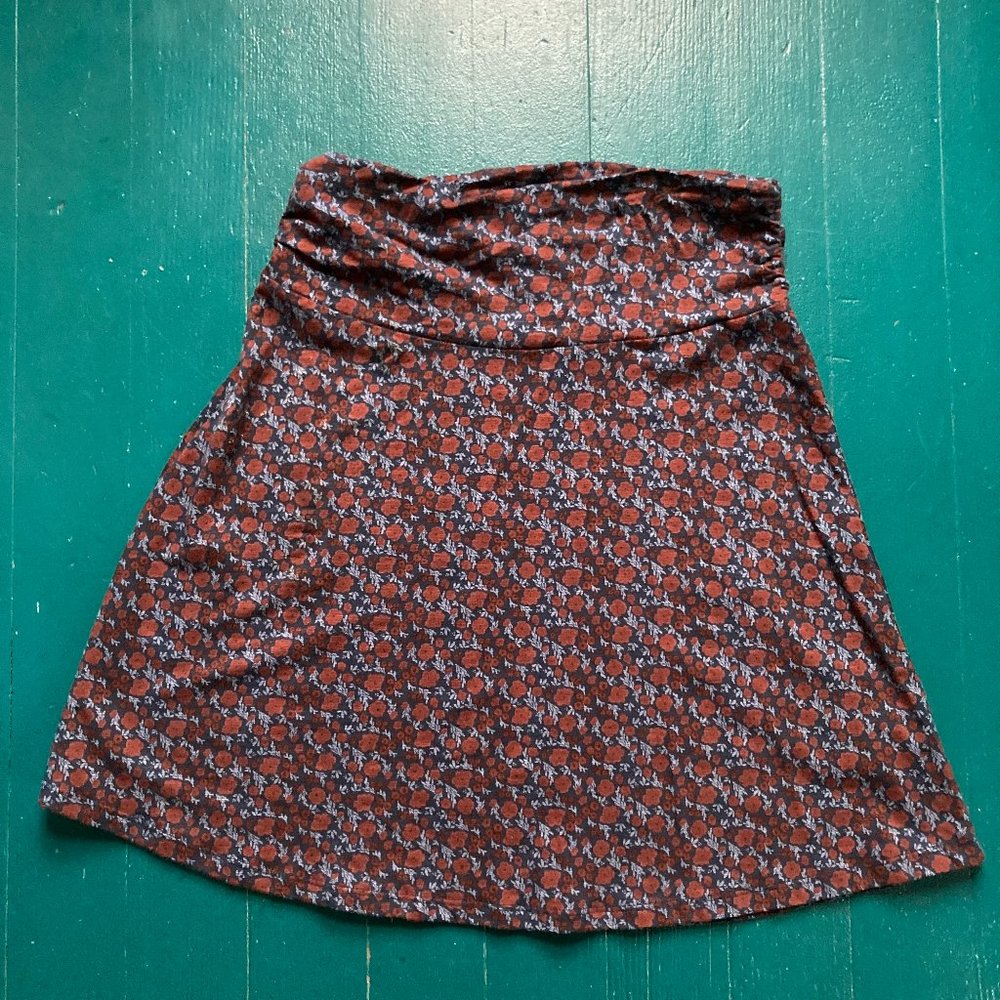Toad & Co floral skirt